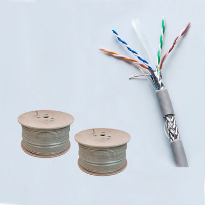 Weil Ethernet Kabel PVC Shieded Cat6 0.58mm Katzen-6 Kabel abschirmte