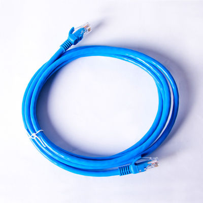 HDPE Isolierungs-1.5m blaues CCA Cat6 UTP Verbindungskabel Ethernet-Lan Cables