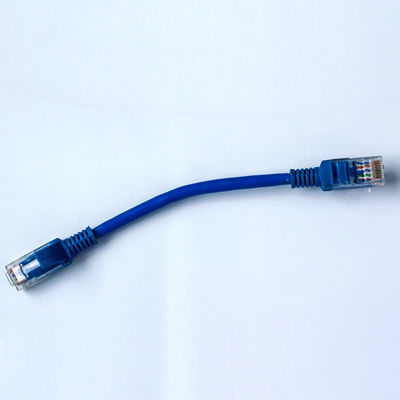 Verbindungskabel Utp-Kupfer-Netz-Kabel des Blau-0.5m Cat5e