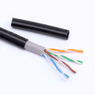 Lan Cable 4 Paare UTP Cat5e verkabeln doppeltes besonders angefertigte HOCHGESCHWINDIGKEITSPET Farbe im Freien