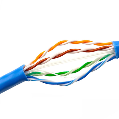 Netz-Kabel PVC-Jacke Gigabit Ethernets Cat6 LAN Cable 23AWG UTP
