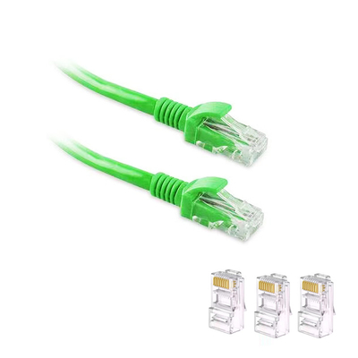 Isolierte Hochgeschwindigkeitskabel PVC des Fabrikpreis-0.51mm CCA Cat5e Ethernet-Verbindungskabel
