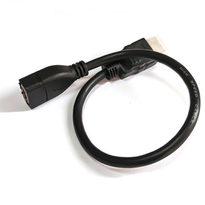 3D Borte Ods 5.5mm schirmte Hochgeschwindigkeits-HDMI-Kabel-Mann zur weiblichen Erweiterung ab