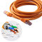 Ethernet-Kabel der Orangen-1000ft der Längen-Cat7 600MHz 10gbps