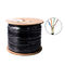 Ethernet-Kabel-Außendurchmesser 5.00mm Cat5e Kabel 305m Cat5e