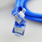 4 Ethernet-Flecken-Kabel Cat5e UTP des twisted- pairccs 10m blaue PVC-Jacke