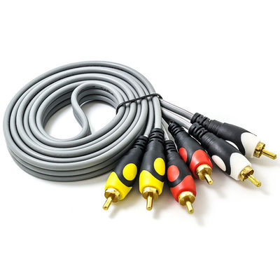 RCA-Kabel 3 Kern Ods 13,5 multi bloßes kupfernes für Sprecher-Audio