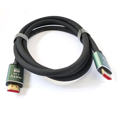 Überzog Hochgeschwindigkeits-HDMI Gold 60HZ Kabel-18gbps Videoschnur mit Ethernet